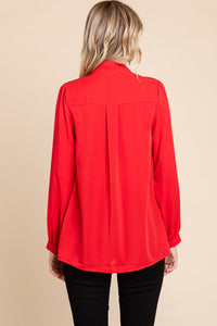 Red Bow Blouse