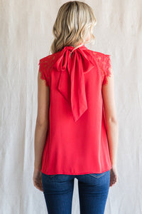 Hilary Red Top