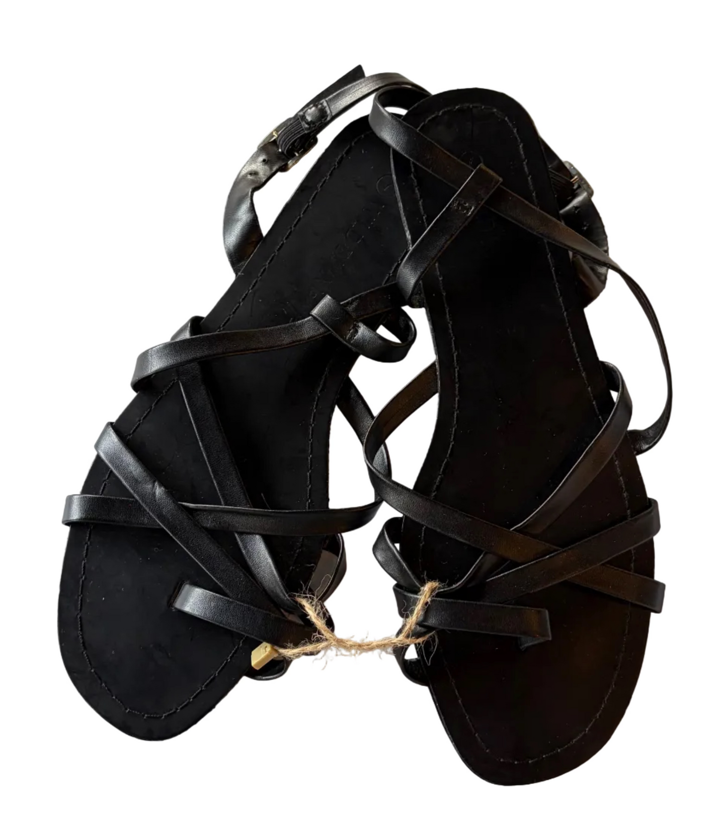 Black Gladiator Sandal