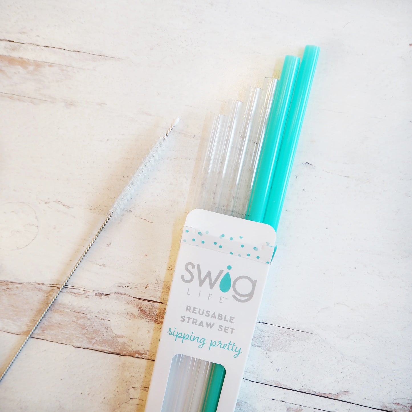 Sipping Pretty Reusable Straw Set