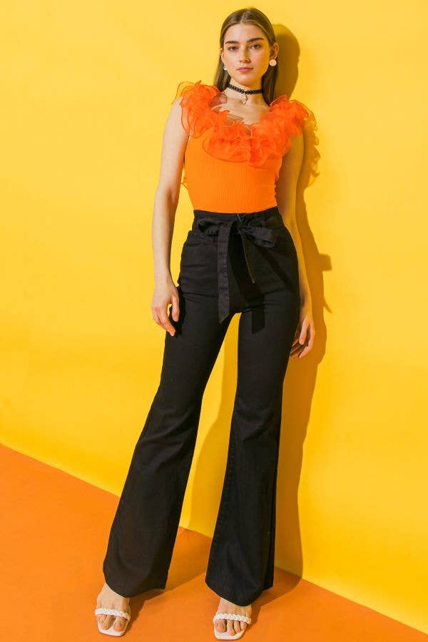 A knit bodysuit - JT9423