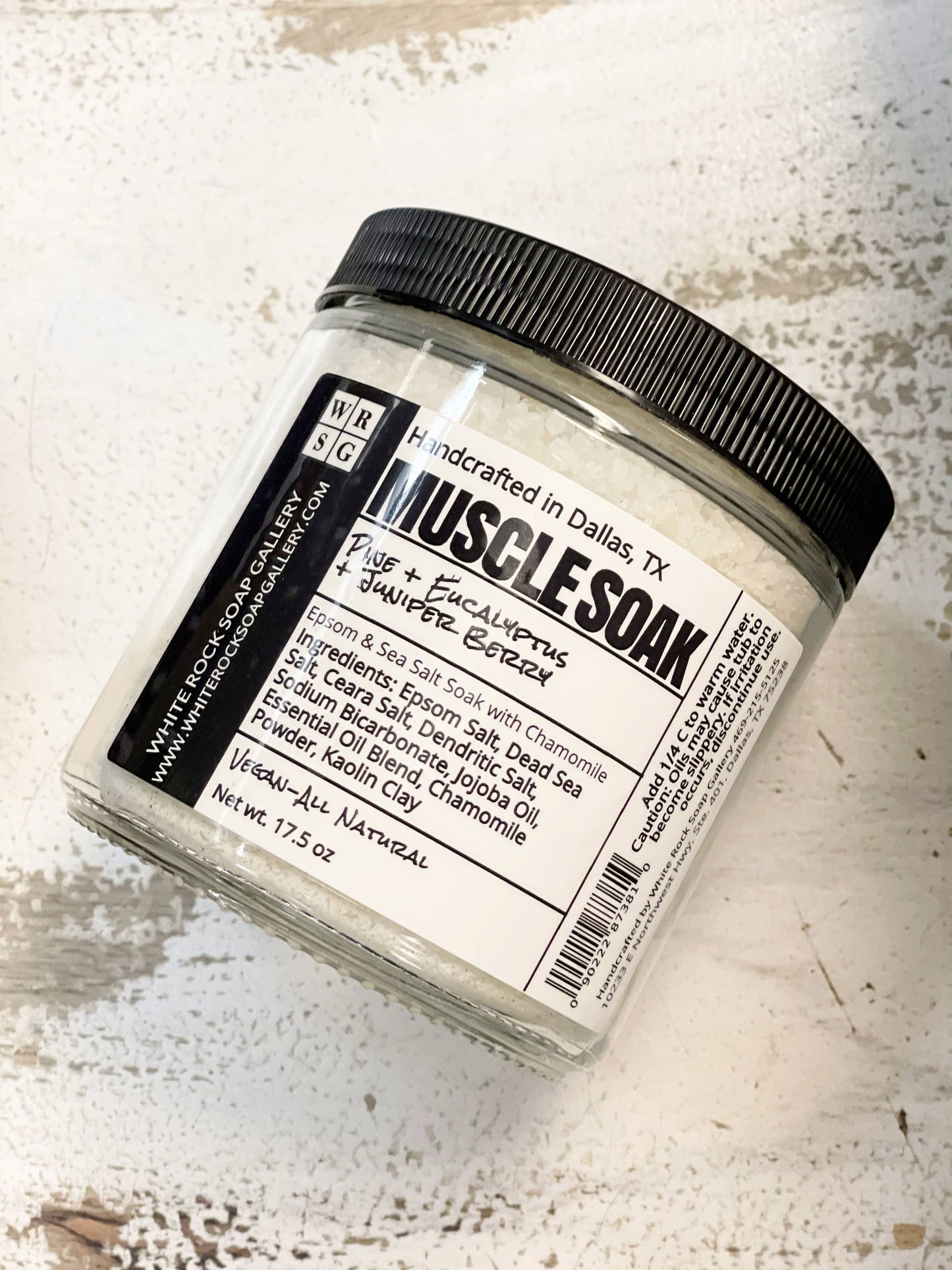 White Rock Soap Gallery Muscle Soak 17.5 oz