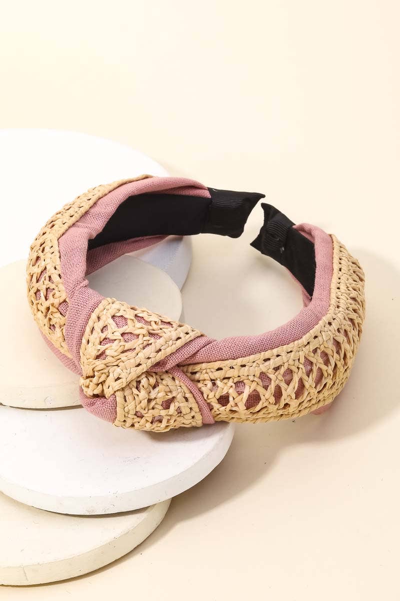 Woven Accent Knot Headband