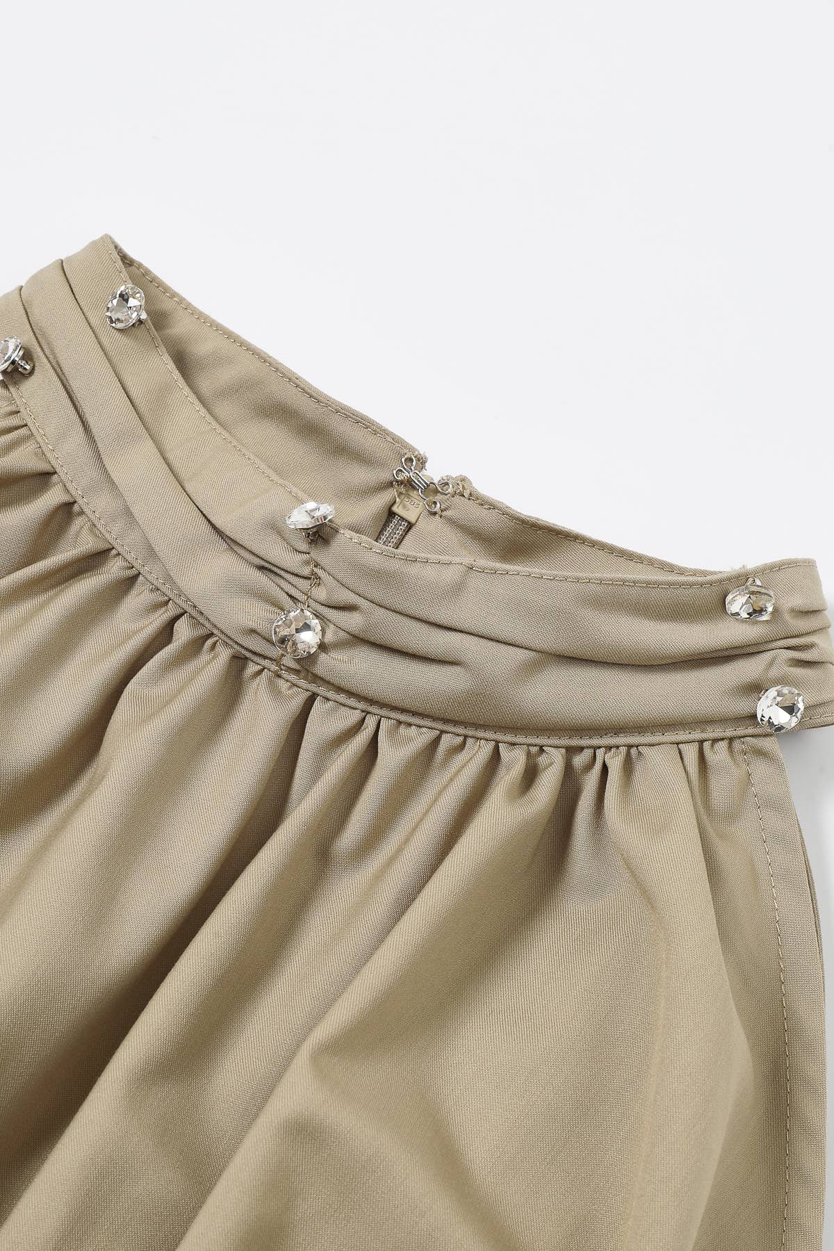 Midi Dress with Ruche Waist Band