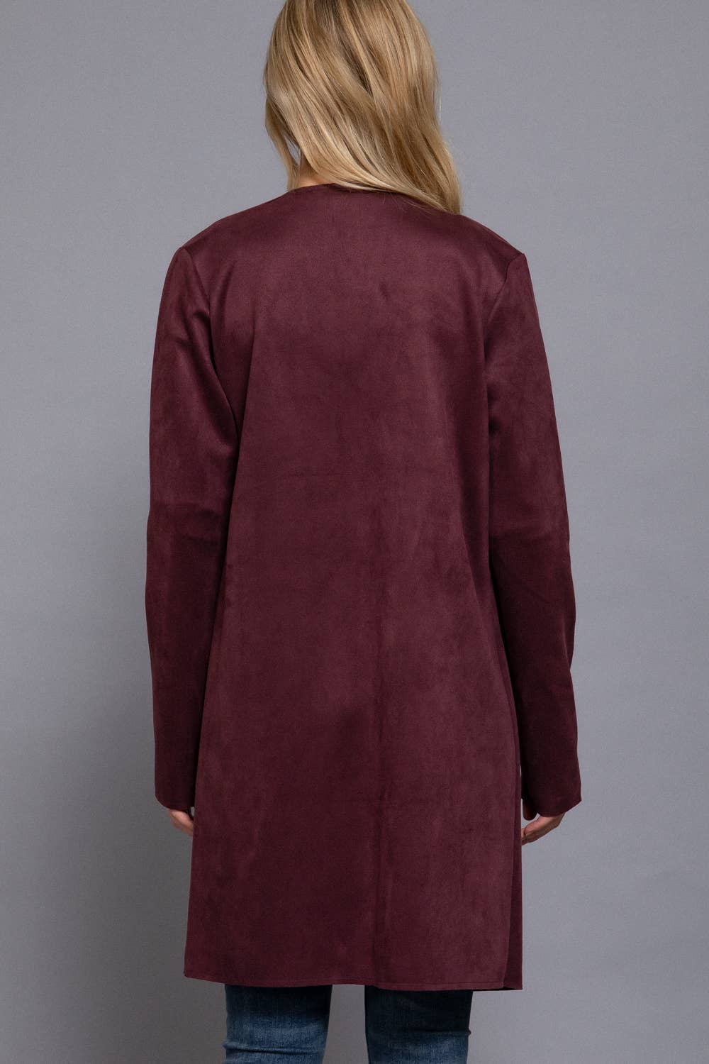 Miranda Faux Suede Car Coat