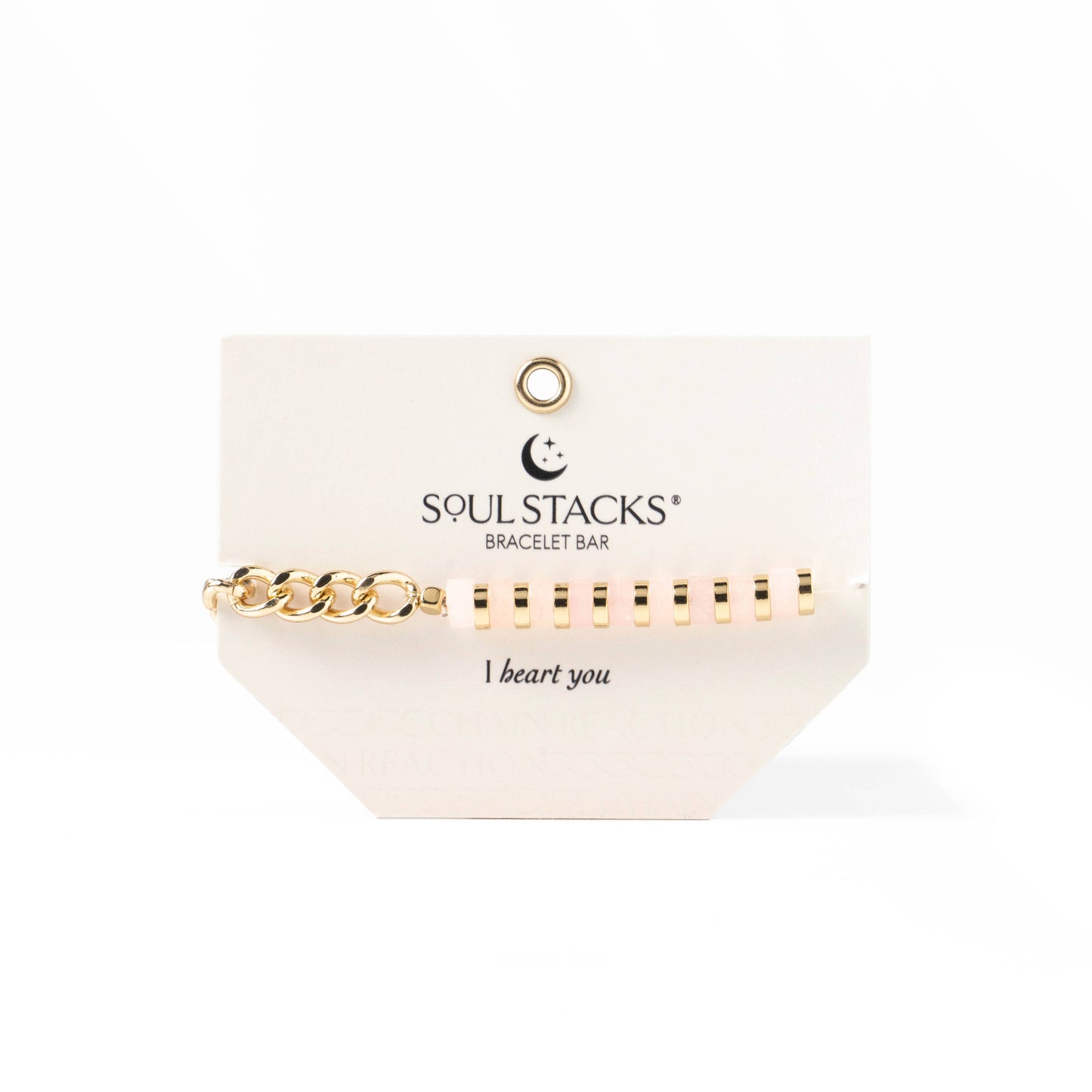 Soul Stacks Bracelet Bar Chain Reaction Collection Open Stoc: White Howlite