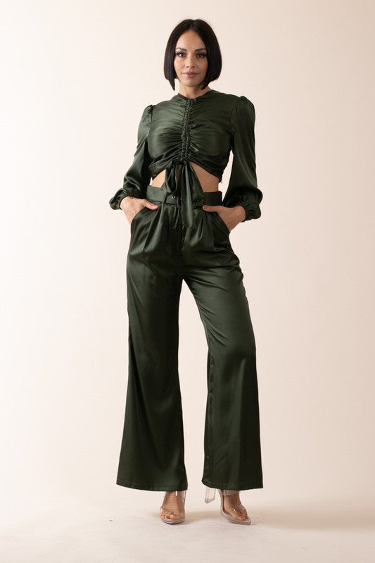 Sandra Pant Silk Set