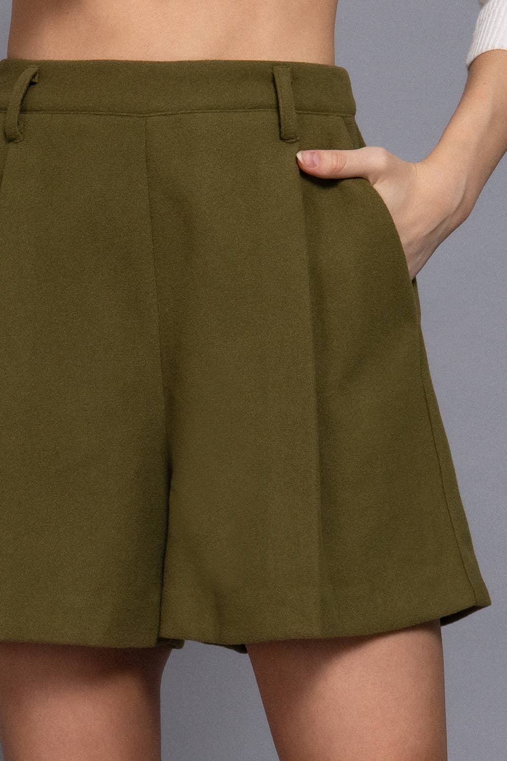 Hannah Pleated Soft Shorts