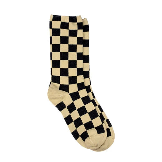 Checkerboard socks