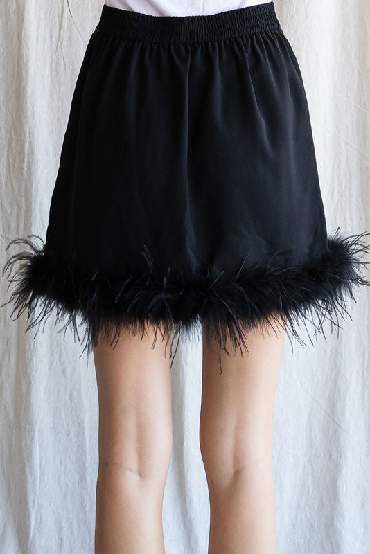 Haute Mini Black Skirt