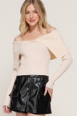 Ivy Off the Shoulder Sweater