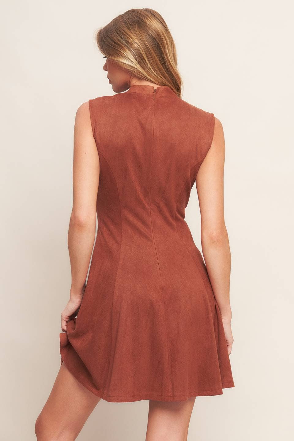Sophia Suede Dress