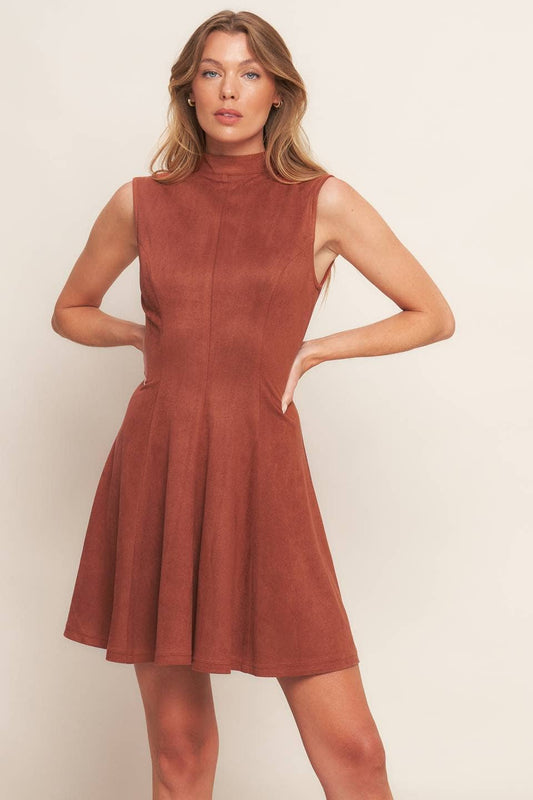 Sophia Suede Dress