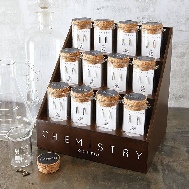 Chemistry Earrings - Filled Display (24 pieces)
