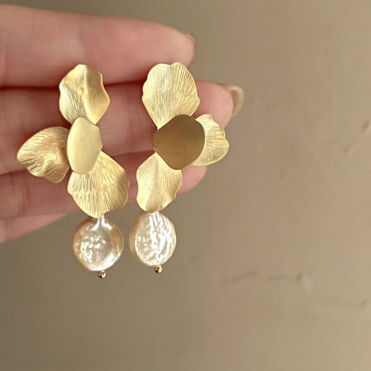 Herminia Petal Earrings