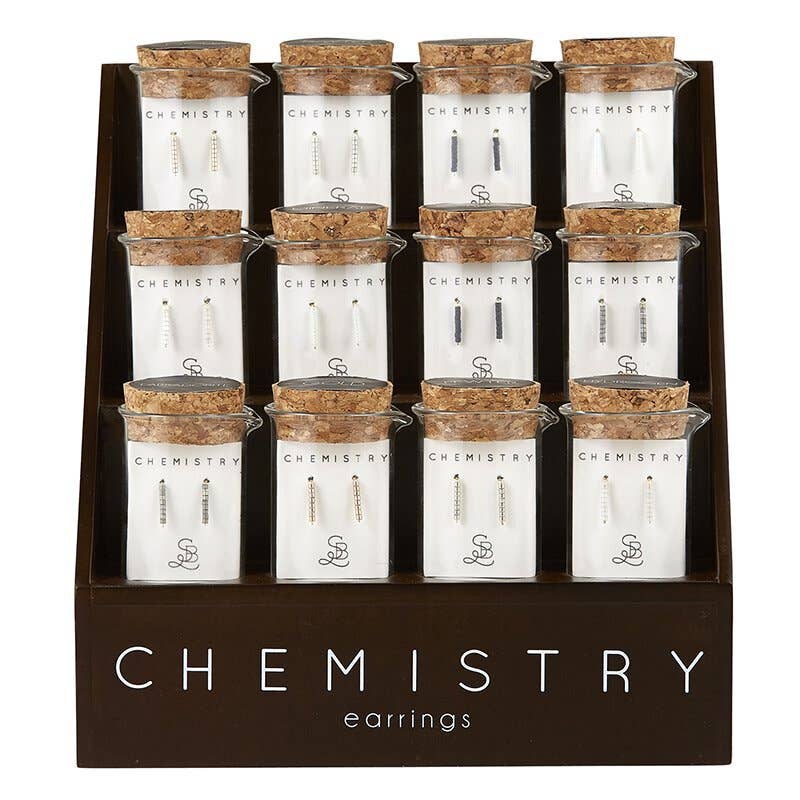 Chemistry Earrings - Filled Display (24 pieces)