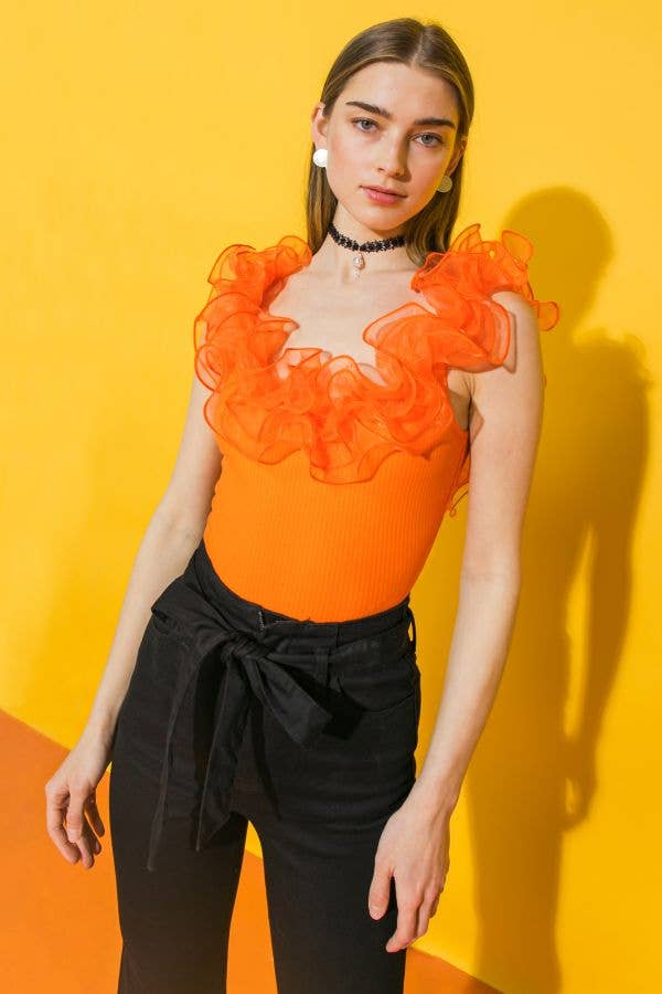 A knit bodysuit - JT9423