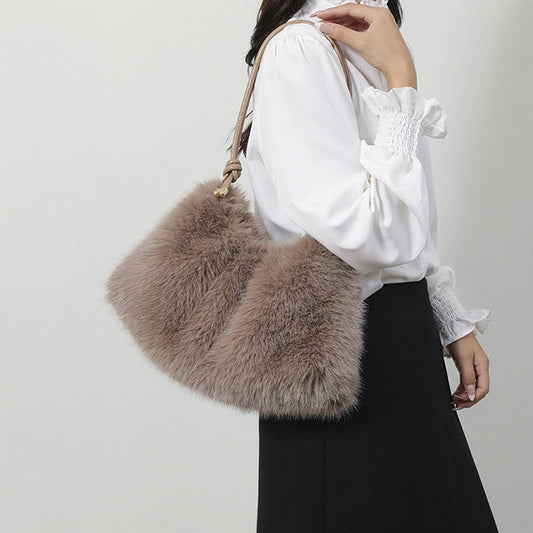 Cocoa Fur Bag