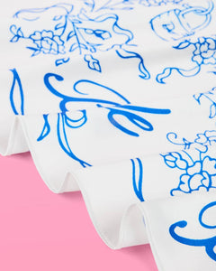 Bride Head Scarf - white silk bride head scarf, bride gift, bachelorette accessory
