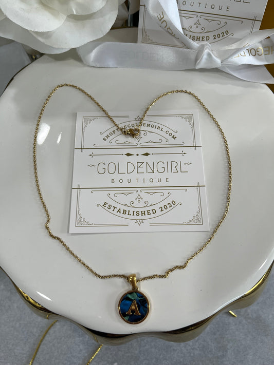Initial necklace