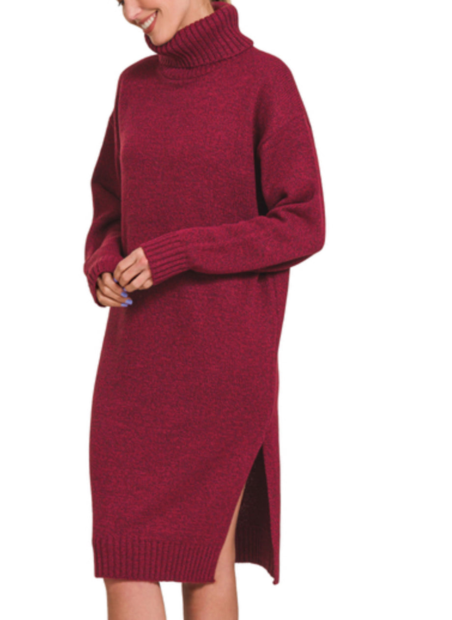 Laura Long Sleeve Sweater Dress