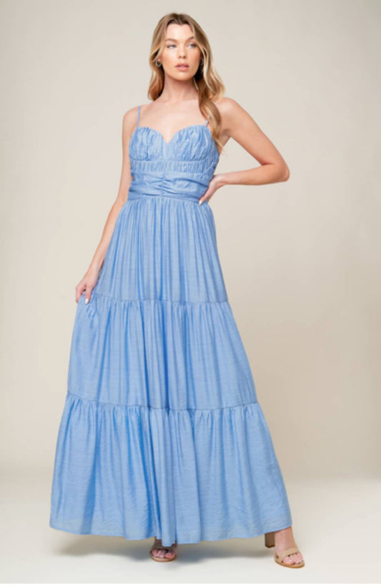 Madonna Blue Day Dress