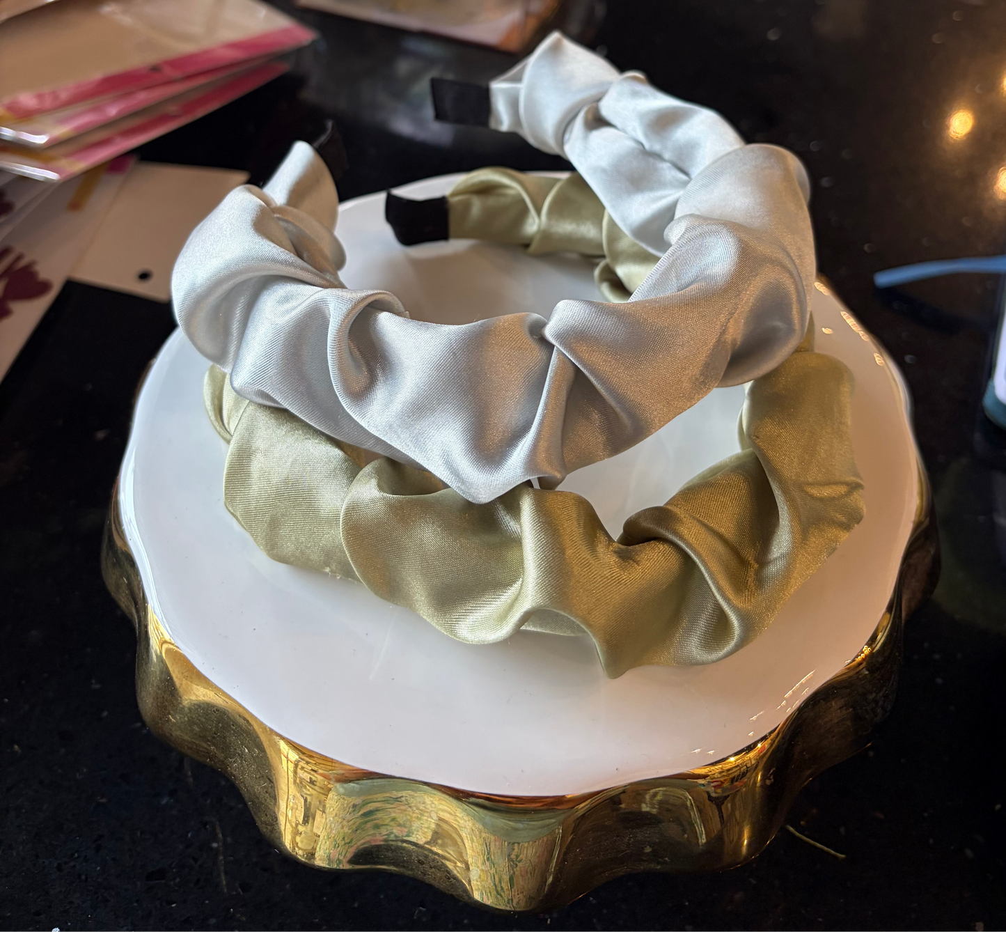 Satin Scrunch Headband