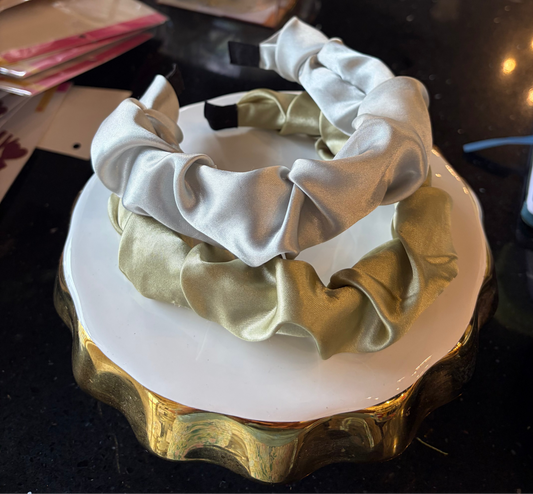 Satin Scrunch Headband