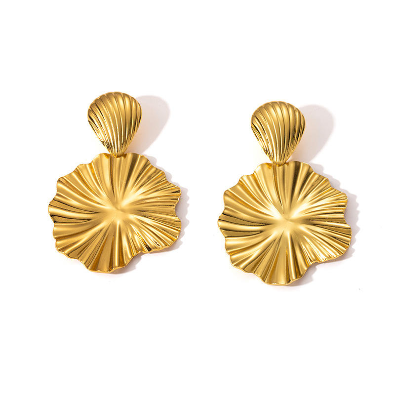 Lotus Leaf Shape Earrings