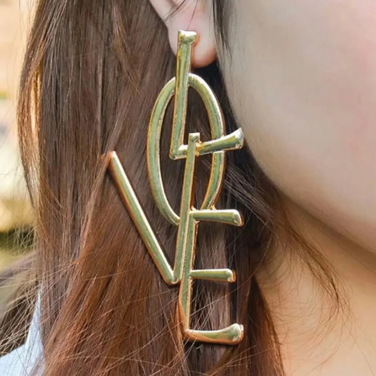 LOVE Dangle Earrings
