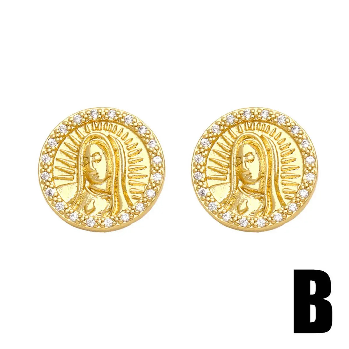 Saint Stud Earrings