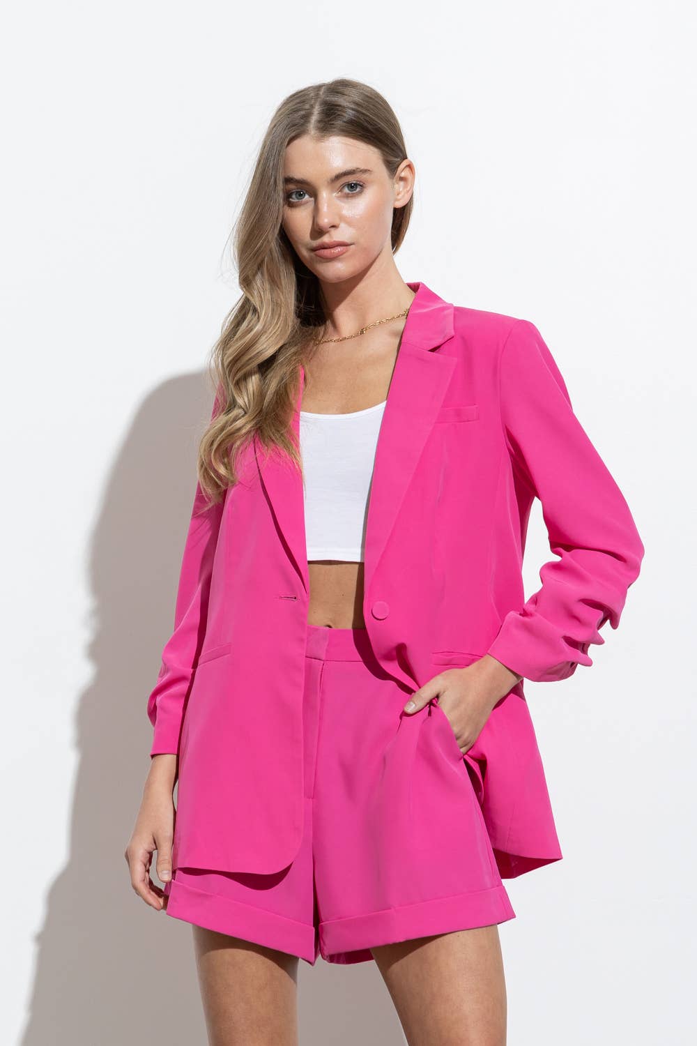 Desiree Blazer & Shorts Set