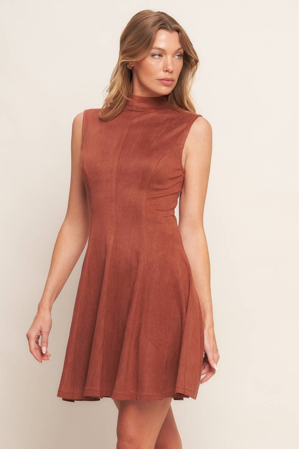 Sophia Suede Dress
