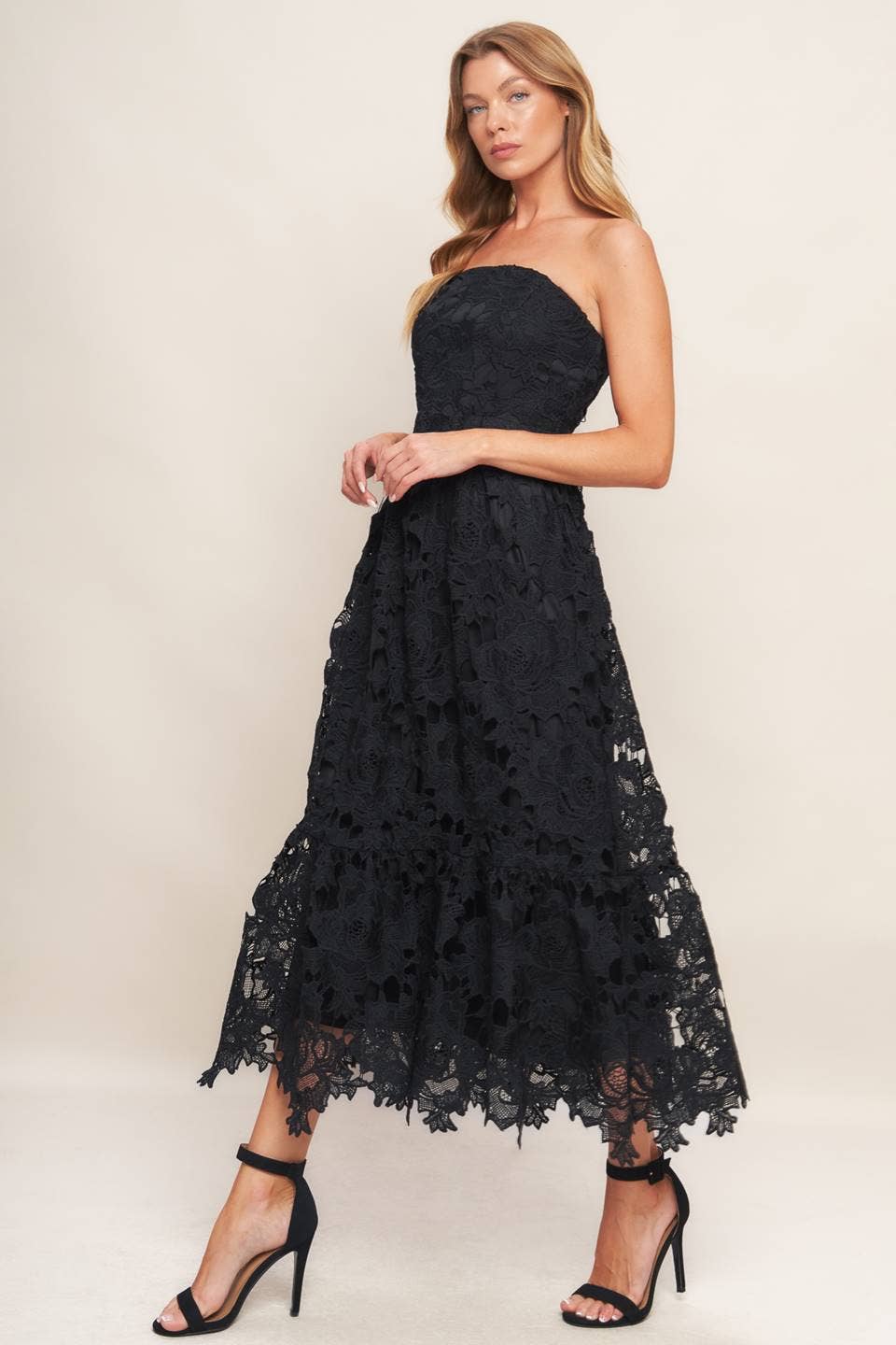 Fany Lace Black Dress