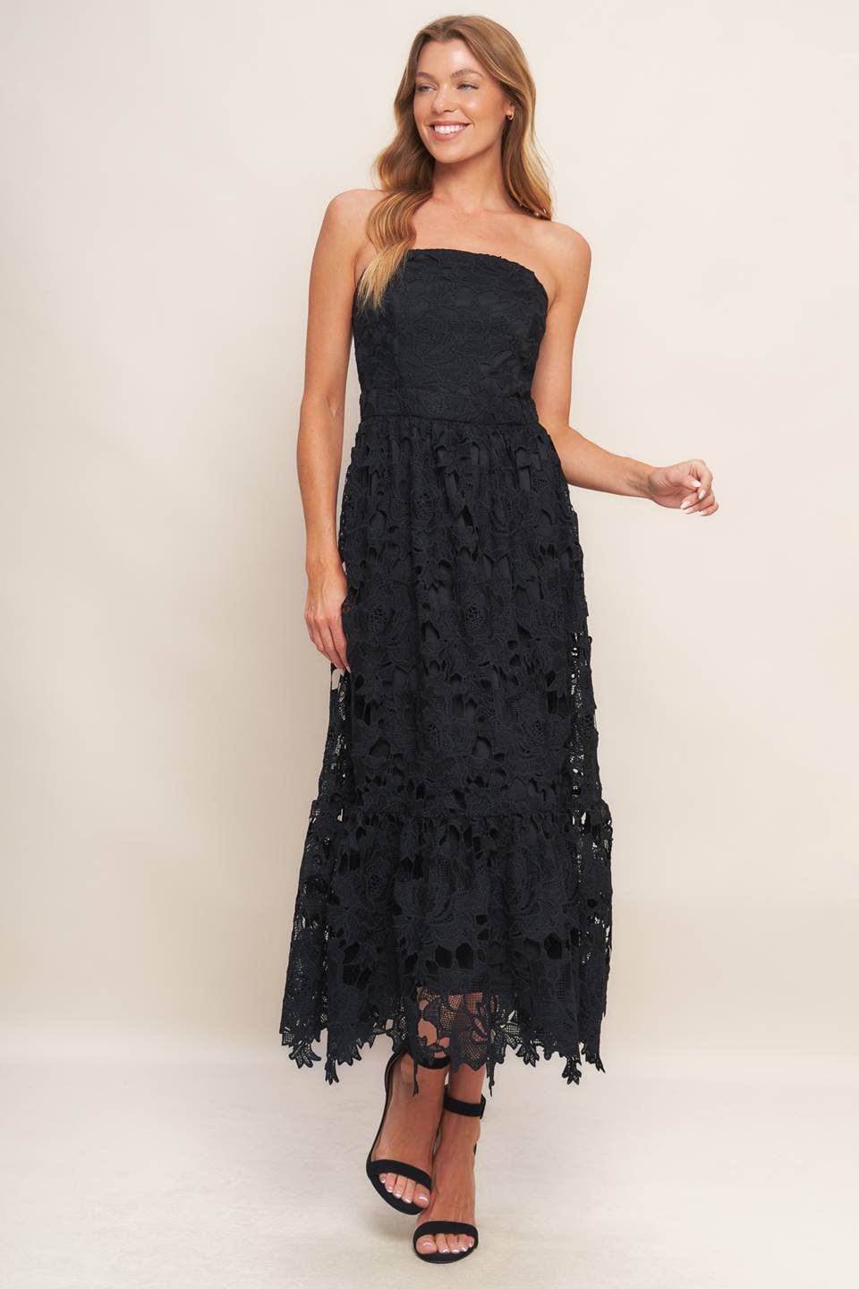 Fany Lace Black Dress