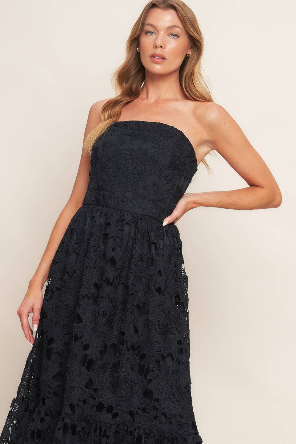Fany Lace Black Dress