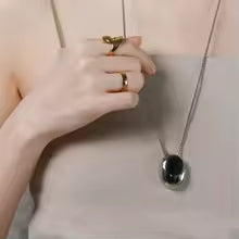 Oval Pendant Necklace