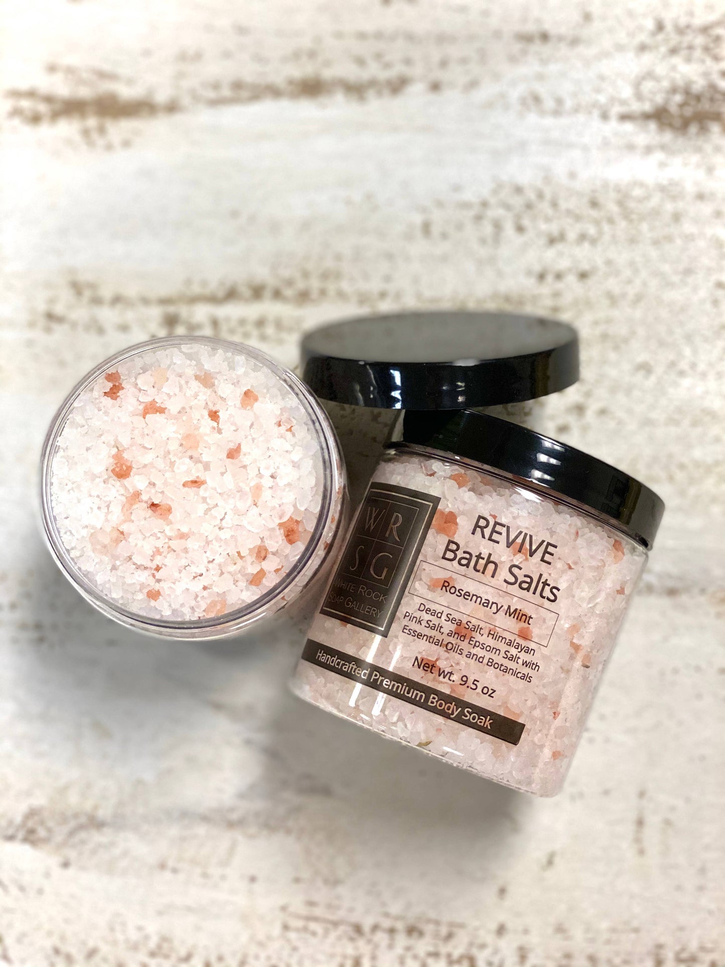 White Rock Soap Gallery Revive Rosemary Bath Salts