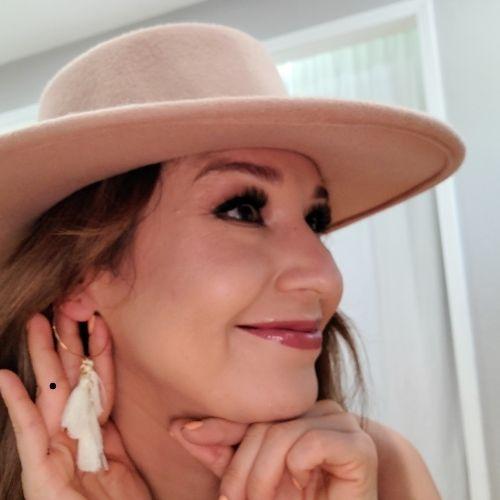 Cream / Wheat Hoop Fringe Earrings - Shop The Golden Girl