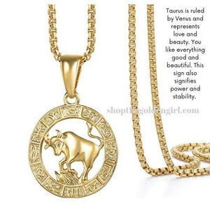 Your Sign Necklace - Shop The Golden Girl