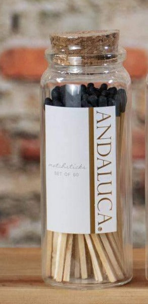 Glass Jar of 60 Wooden Matches