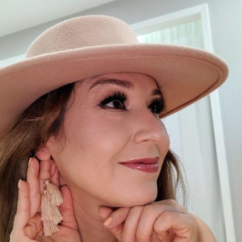 Cream / Wheat Hoop Fringe Earrings - Shop The Golden Girl