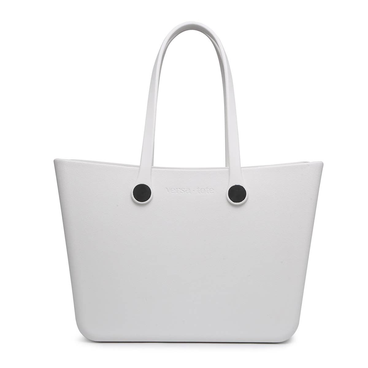 White Carrie Versa Tote w/ Interchangeable Straps