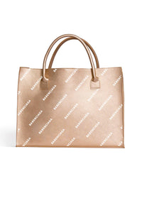 MODERN VEGAN TOTE - Babe all over (Champagne)
