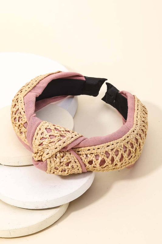 Woven Accent Knot Headband