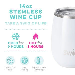 Swig Shimmer  Stemless Wine Cup (14oz)