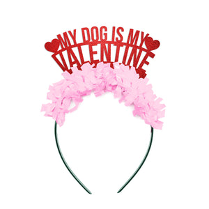 Dog Lovers Valentines Party Crown Headband