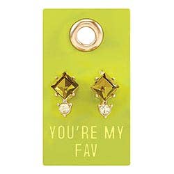Gemstone Earring-You're My Fav