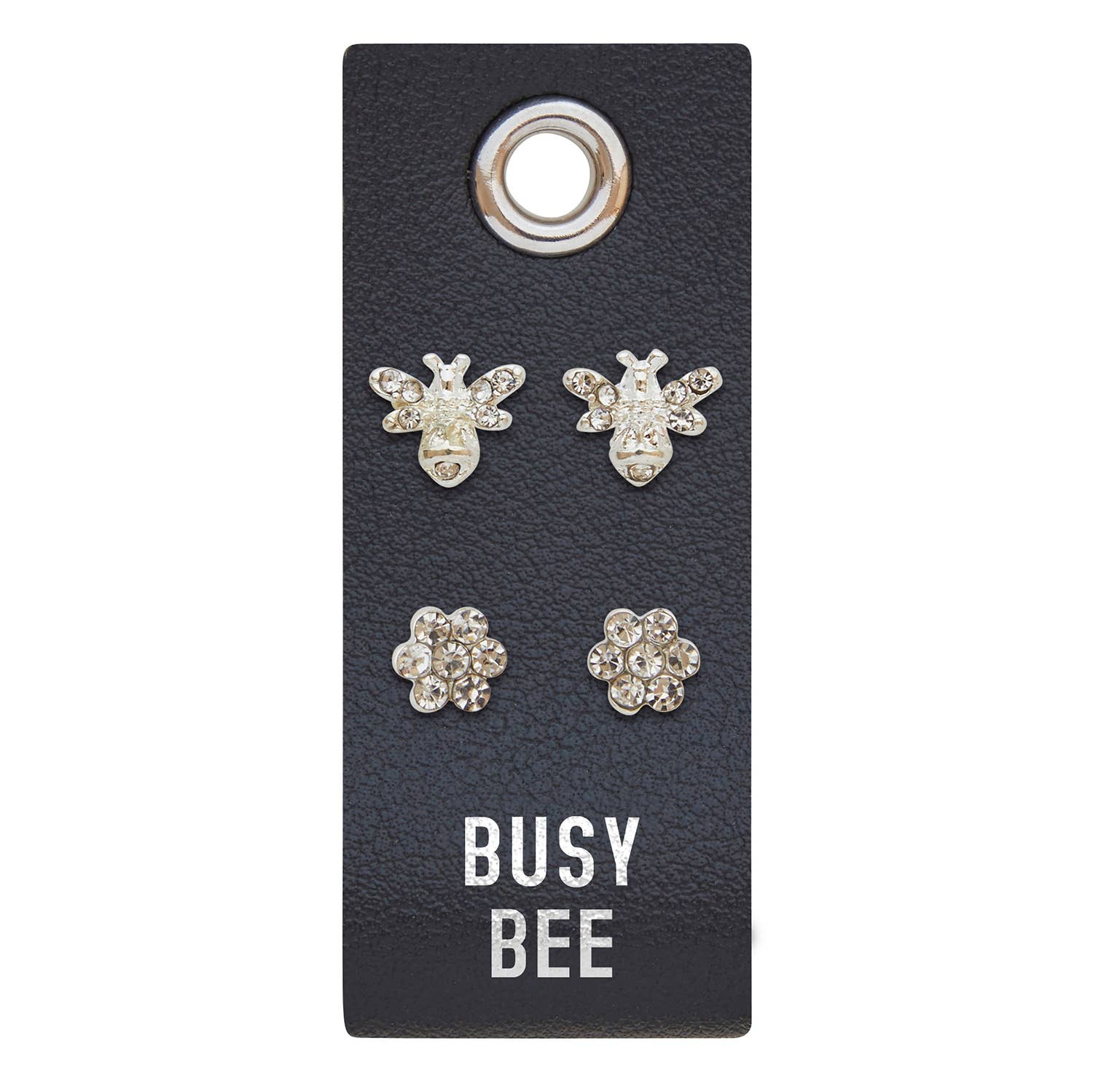 Slvr Earrings-Busy Bee