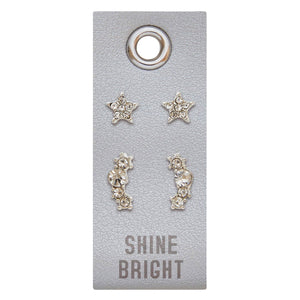 Slvr Earrings-Shine Bright